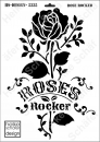 Schablone-Stencil A3 121-5335 Roses Rocker